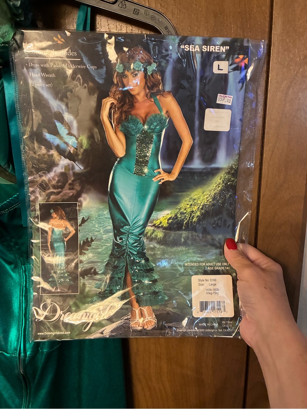 Dreamgirl Teal Sea Siren Mermaid Costume